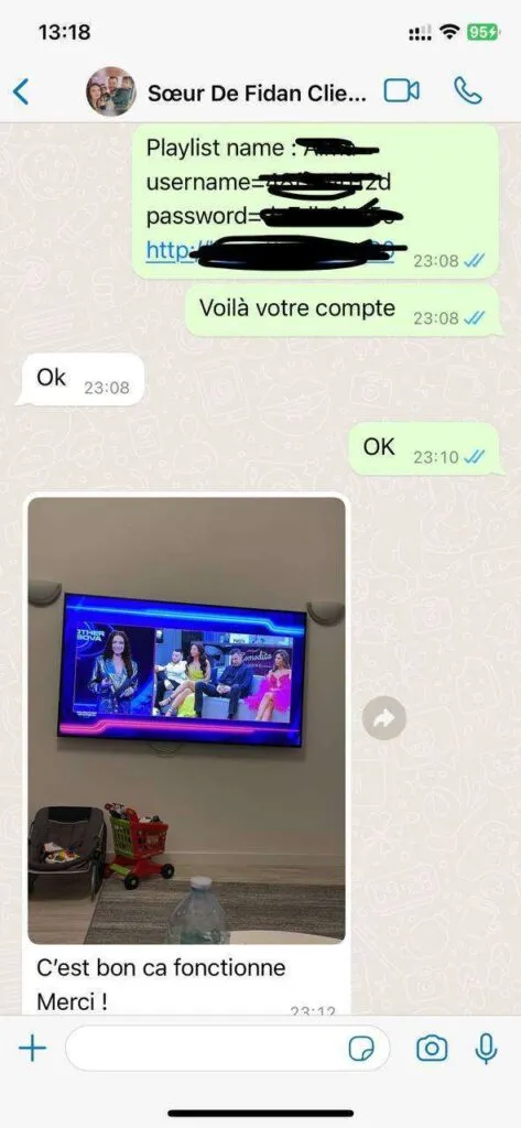IPTV WhatsApp customer help